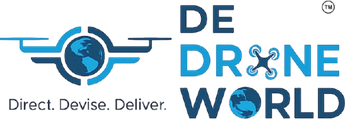 DE Drone World logo